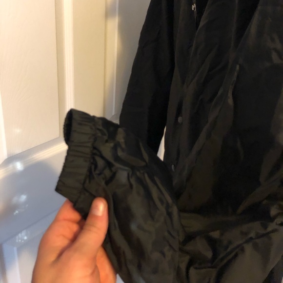 Men’s M black nylon bomber jacket - Picture 3 of 3